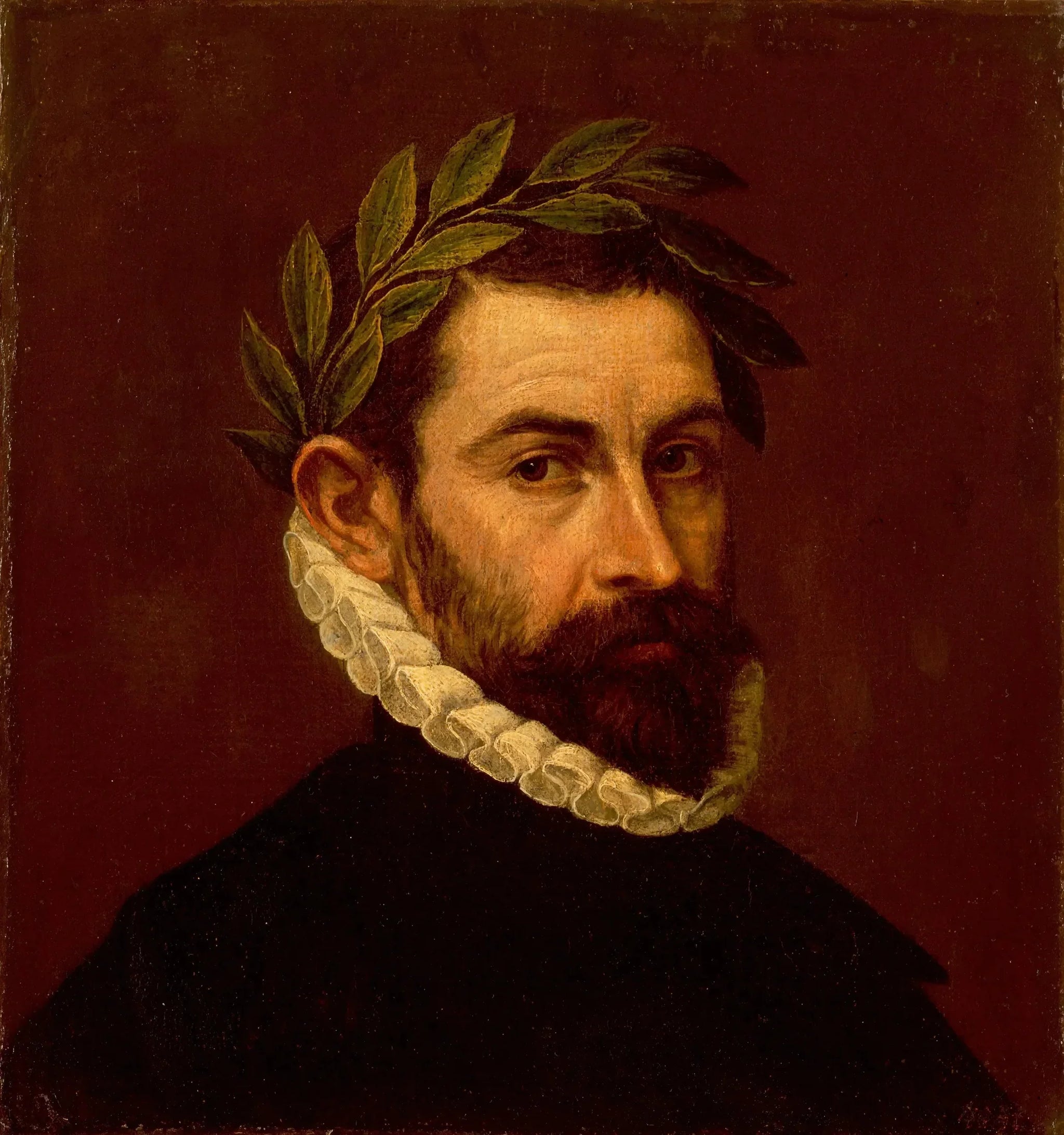 Portrait du poète Alonso Ercilla y Zuniga - El Greco image 1 copie de tableau peinte à la main
