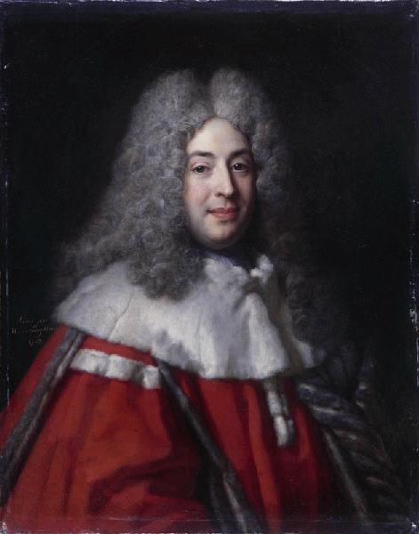 Portrait du Président Jean Bouhier - Nicolas de Largillière image 1 reproduction de peinture à l’huile