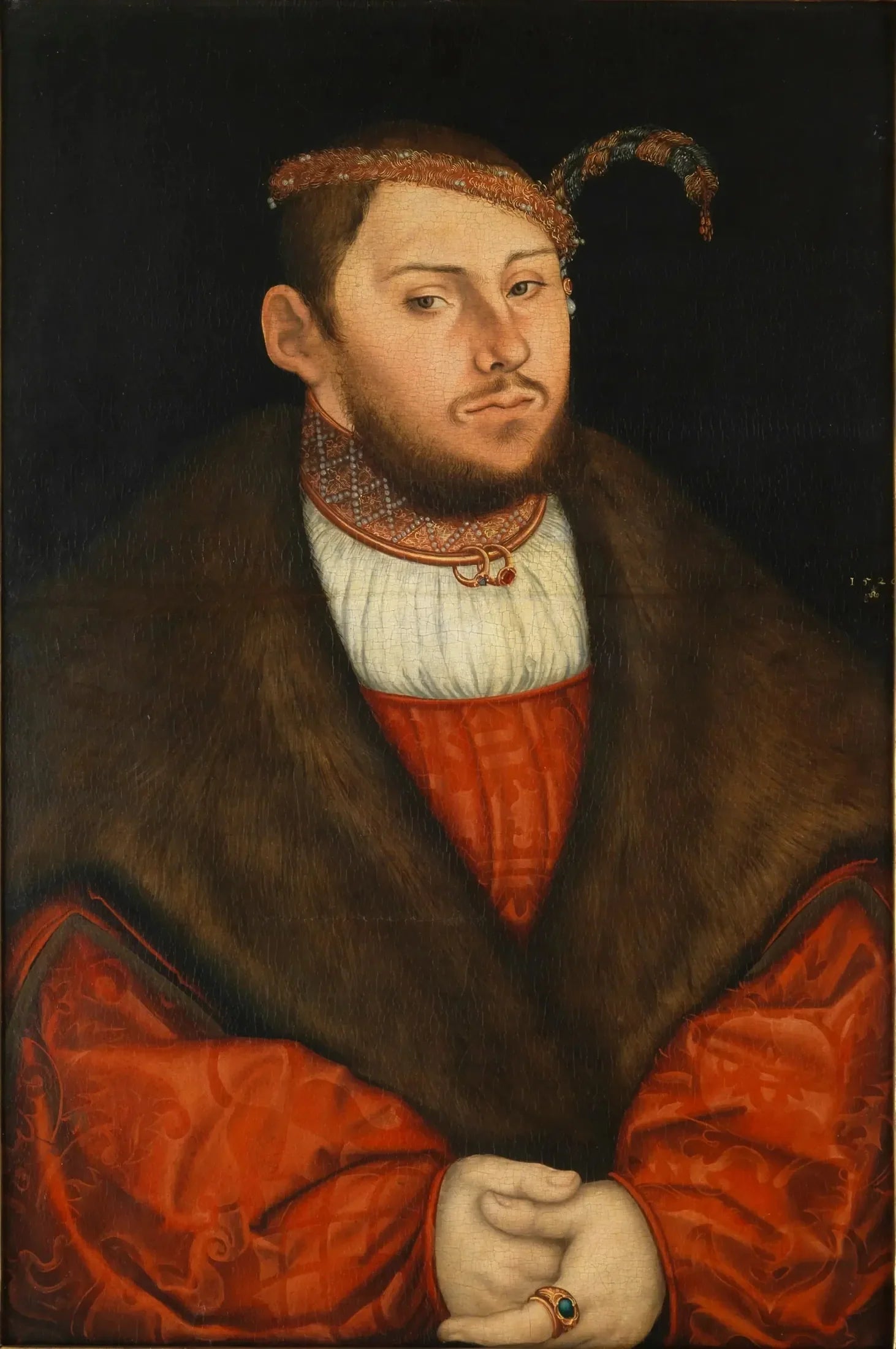 Portrait du prince-électeur Johann Friedrich - Lucas Cranach the Elder image 1 copie peinte à la main à l’huile