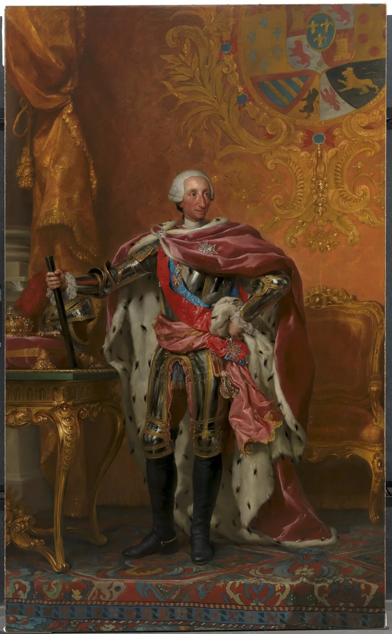 Portrait du roi Charles III d'Espagne - Anton Raphael Mengs