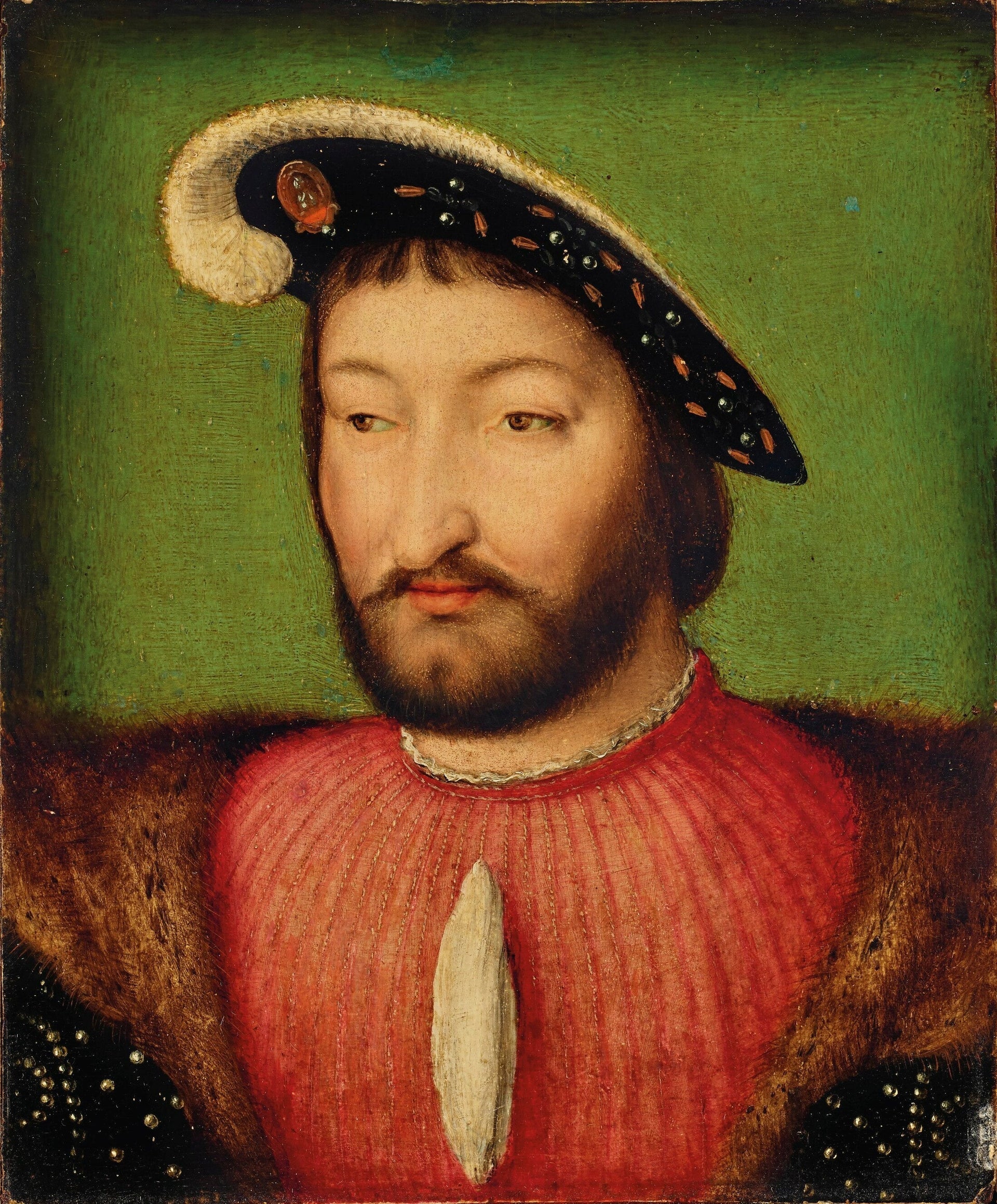 Portrait du roi François Ier de France, buste - Joos van Cleve image 1 reproduction d’œuvre d’art à l’huile