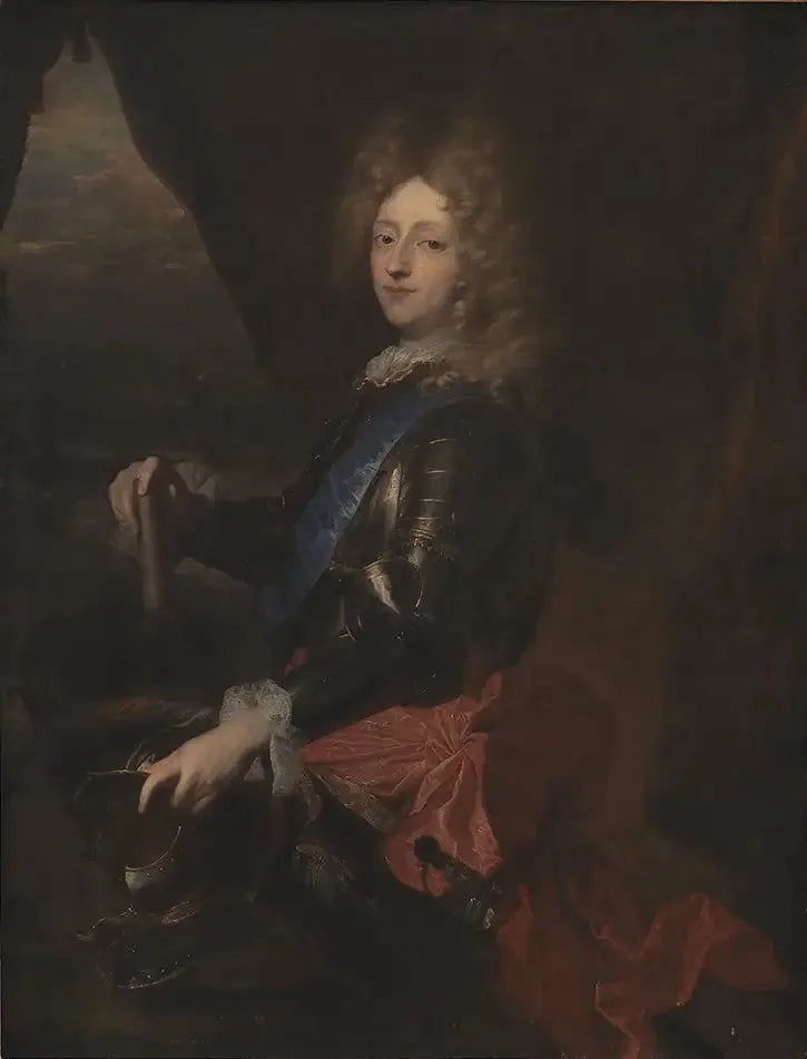 Portrait du roi Frédéric IV en prince - Hyacinthe Rigaud image 1 reproduction artisanale de tableau