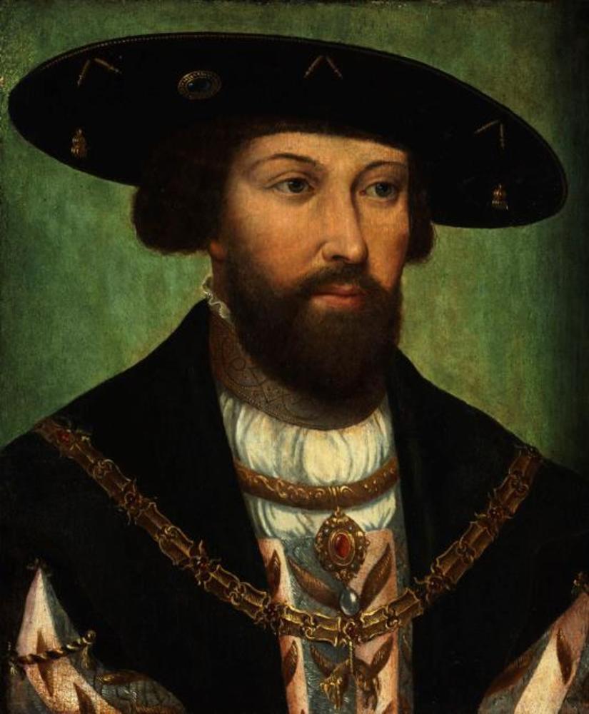 Portrait du roi Louis II de Hongrie (posthume) - Bernard van Orley image 1 copie de tableau peinte à la main