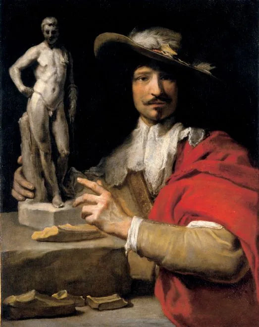 Portrait du Sculpteur Nicolas Le Brun - Charles Le Brun image 1 tableau peint à l’huile sur toile