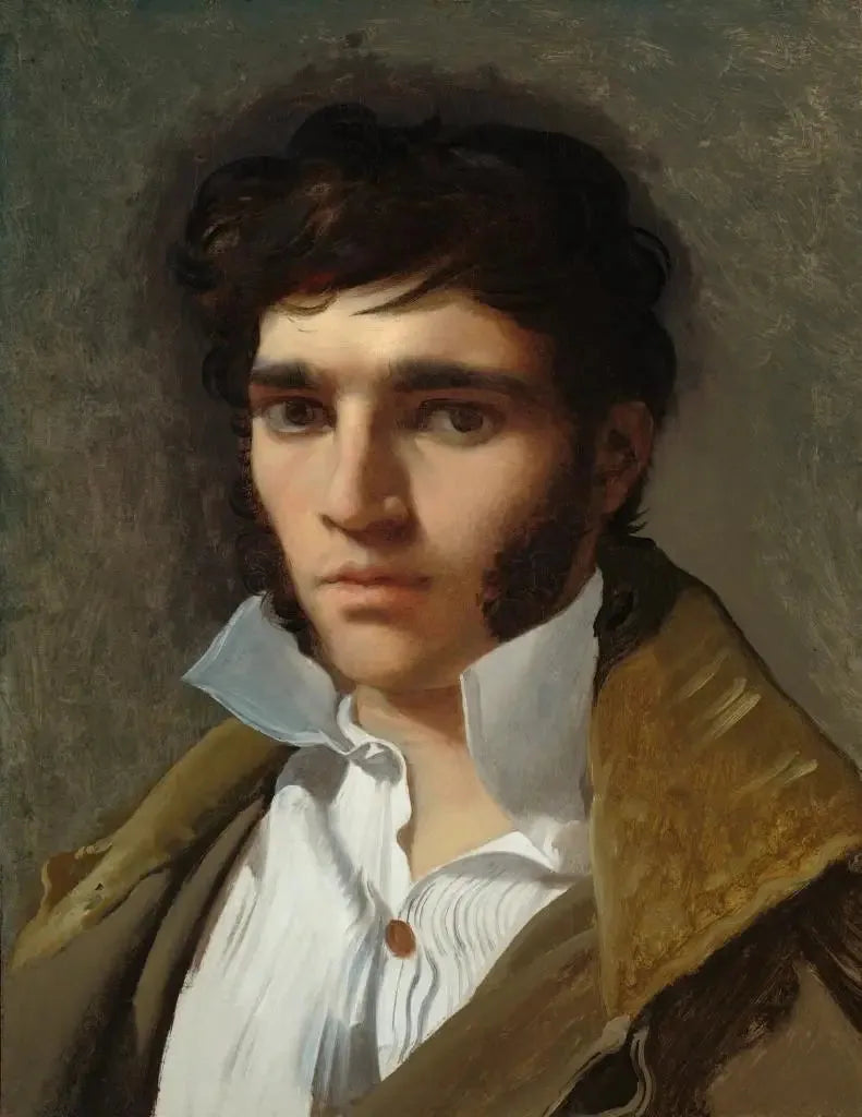 Portrait du sculpteur Paul Lemoyne - Jean-Auguste-Dominique Ingres image 1 tableau peint à l’huile sur toile