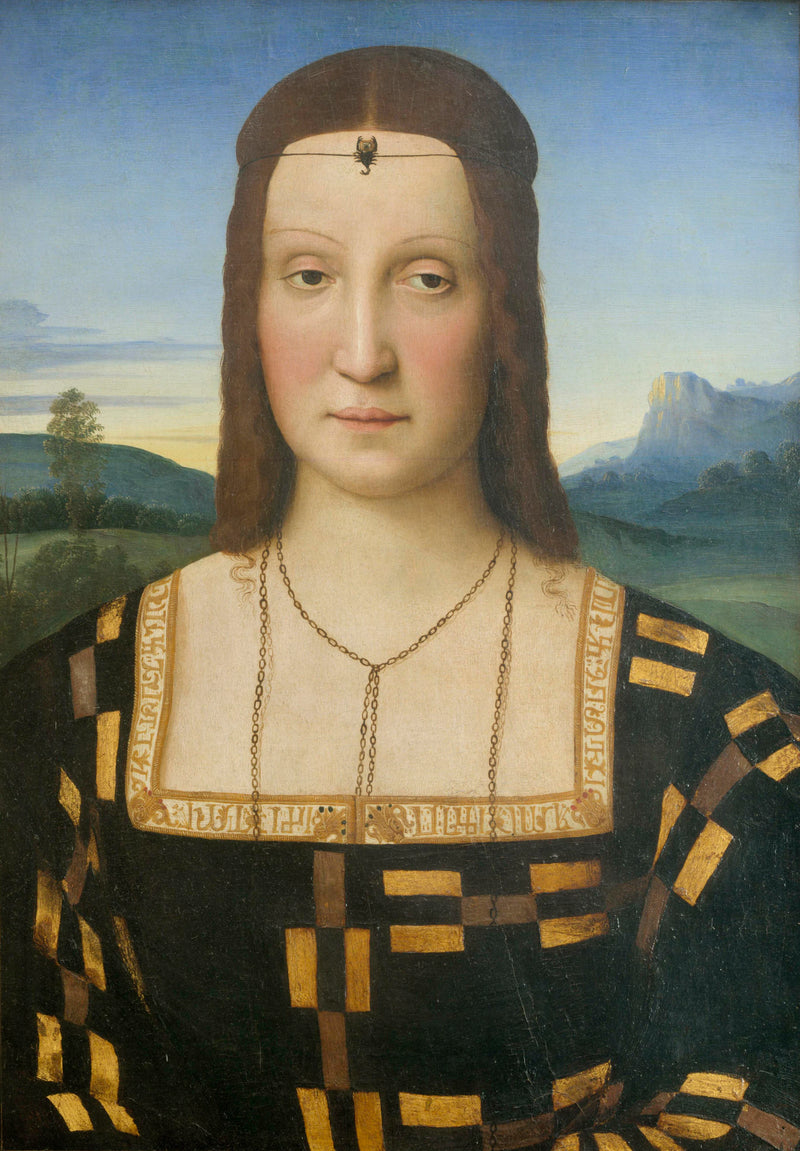 Portrait d'Elisabetta Gonzaga - Raphaël Sanzio