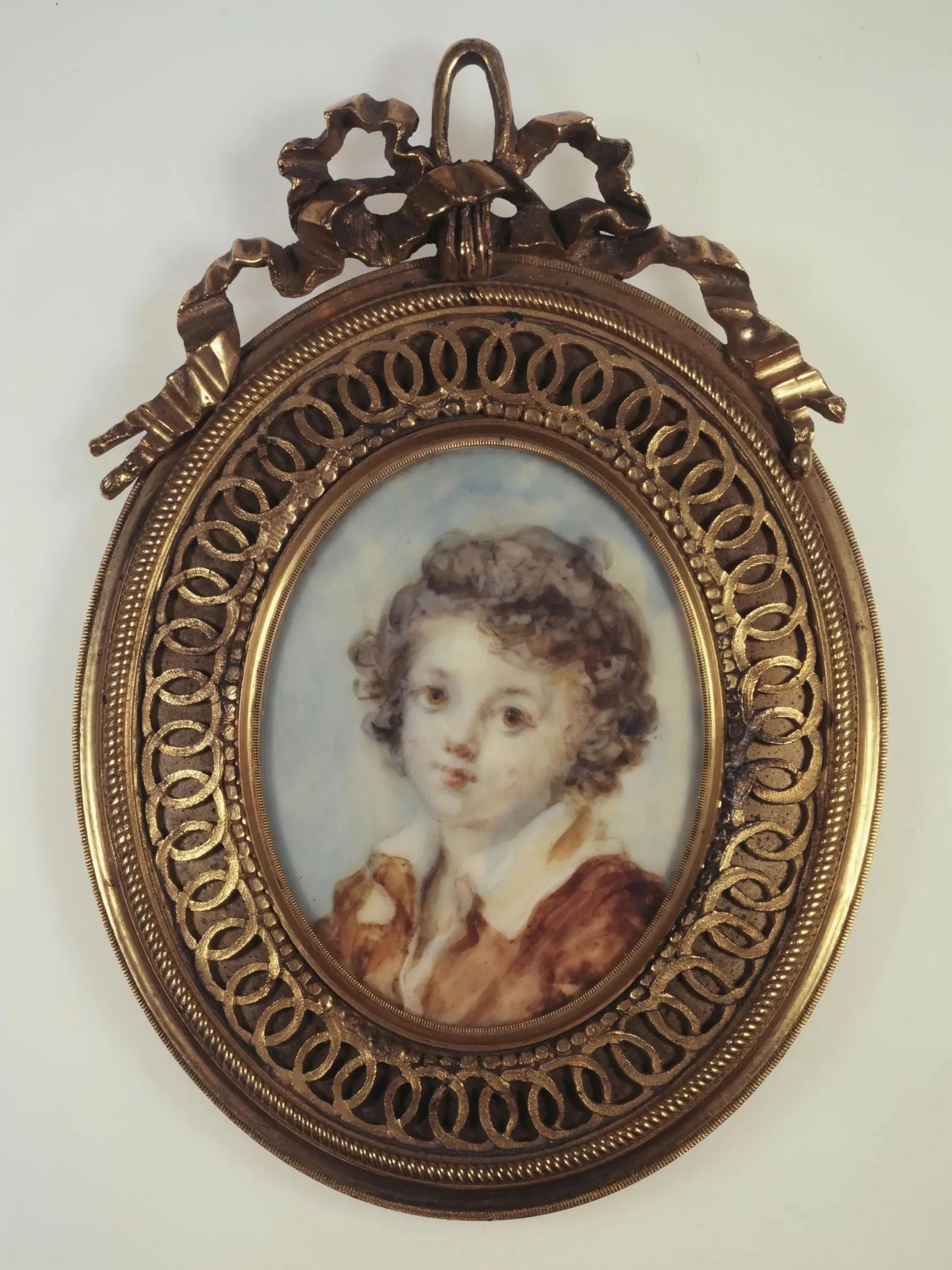 Portrait en buste d'un jeune garçon - Jean-Honoré Fragonard image 1 copie peinte à la main à l’huile