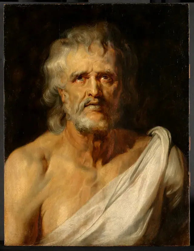 Portrait en buste de Sénèque - Peter Paul Rubens image 1 reproduction réalisée par Alpha Reproduction