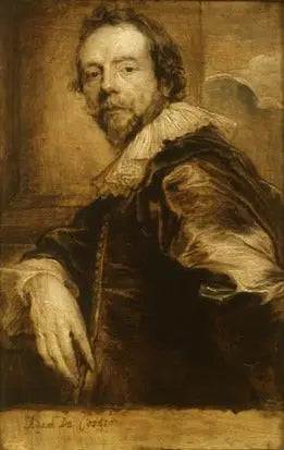 portrait en grisaille par Anthony Van Dyck - Antoine van Dyck image 1 copie peinte à la main à l’huile
