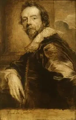 portrait en grisaille par Anthony Van Dyck - Antoine van Dyck image 1 copie peinte à la main à l’huile