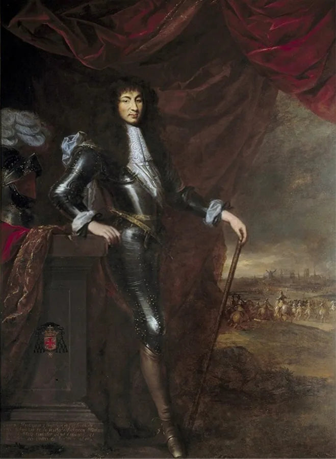 Portrait en pied de Louis XIV - Charles Le Brun image 1 reproduction de peinture à l’huile