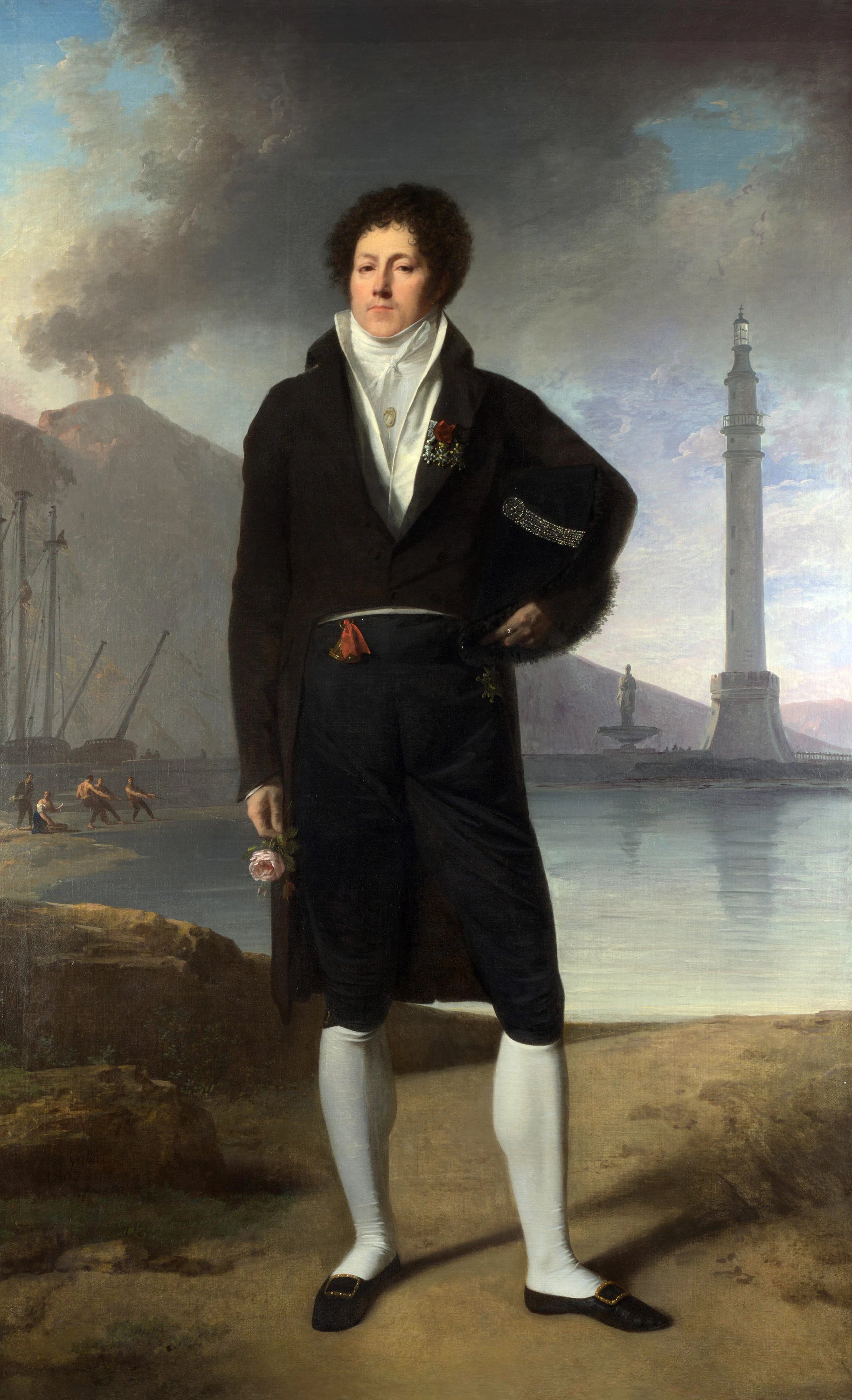 Portrait en pied du Docteur Forlenze - Jacques-Antoine Vallin