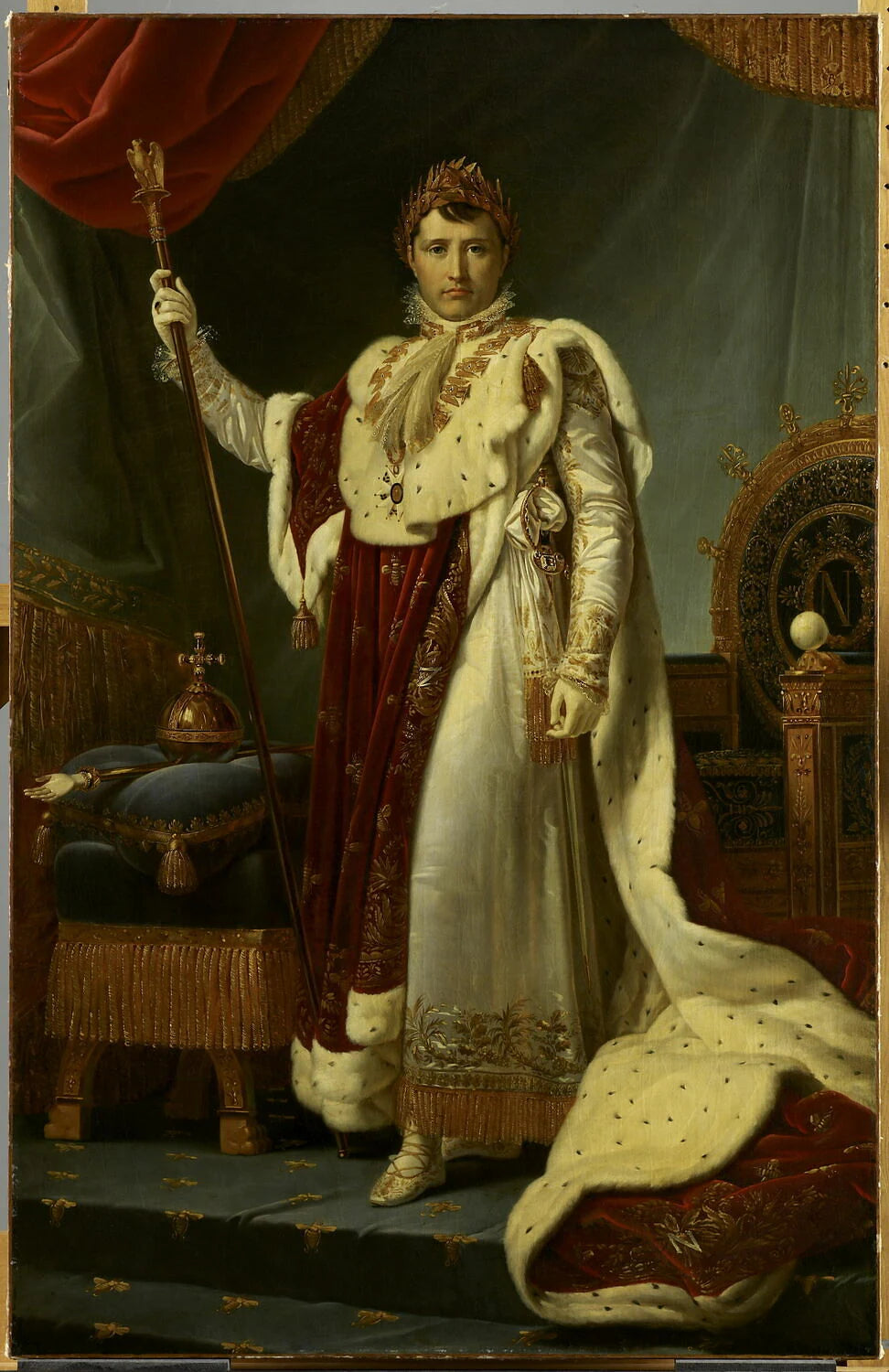 Portrait en pied de Napoléon Ier (1769-1821), en costume du sacre - François Gérard