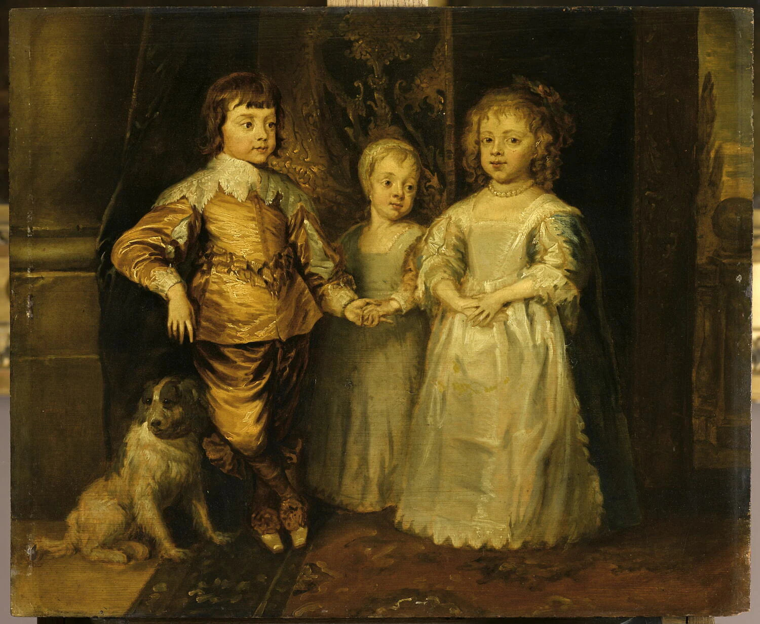 Portrait des enfants de Charles Ier d'Angleterre - Antoon van Dyck