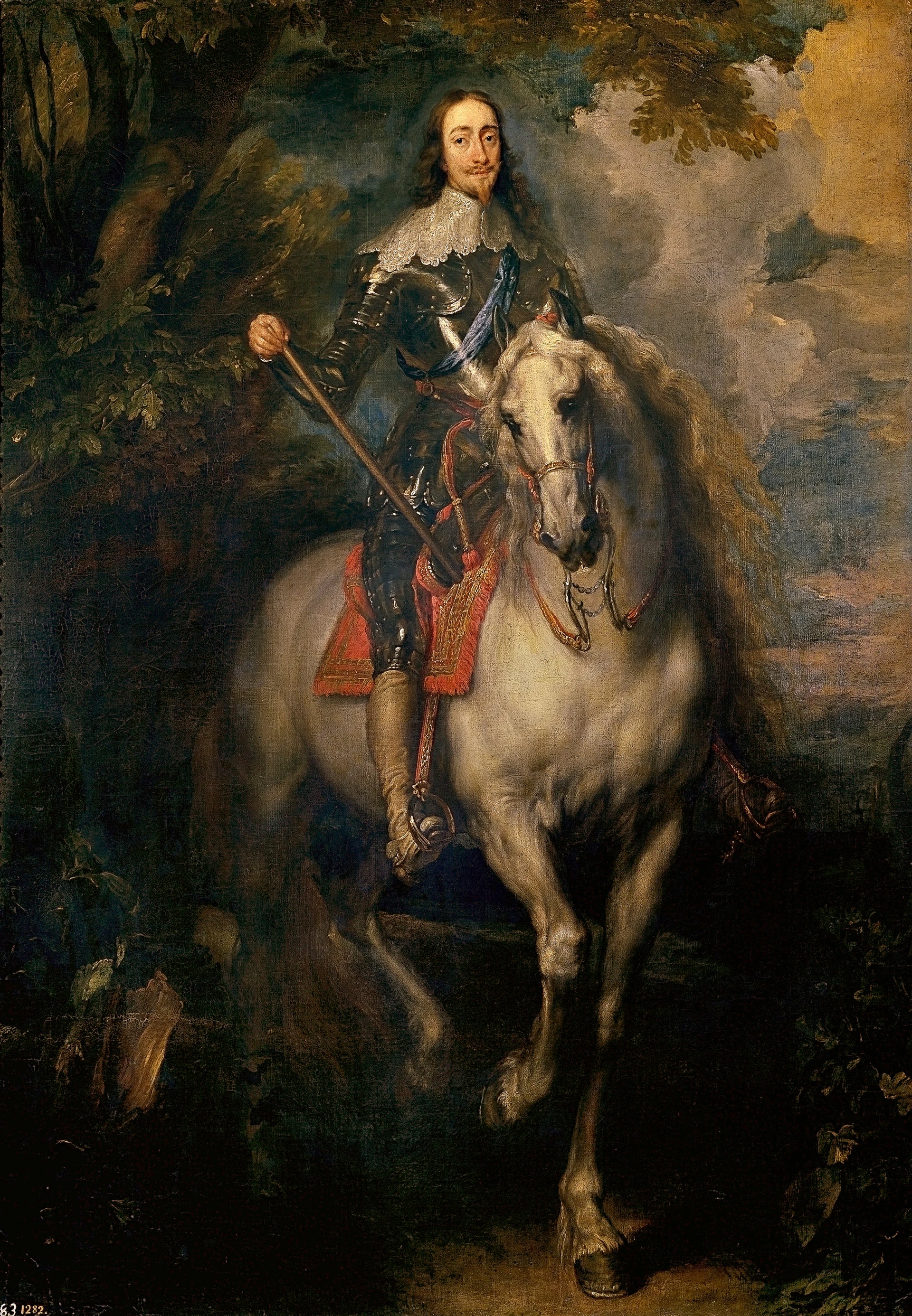 Portrait équestre de Charles Ier d'Angleterre - Artiste inconnu