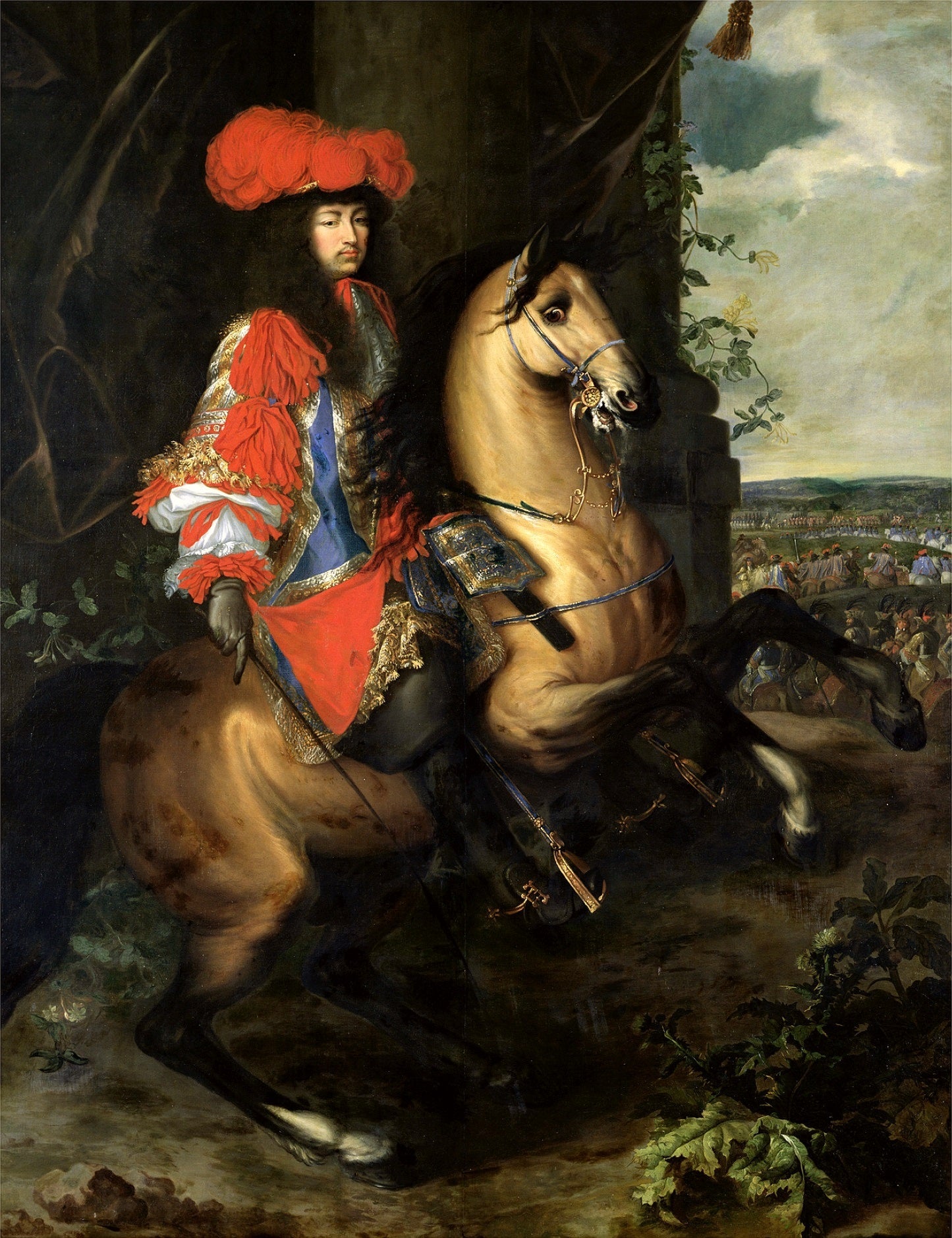 Portrait équestre de Louis XIV - Charles Le Brun image 1 reproduction réalisée par Alpha Reproduction