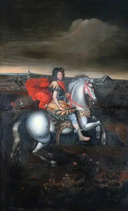 Portrait équestre de Louis XIV - Pierre Mignard image 1 reproduction de peinture à l’huile