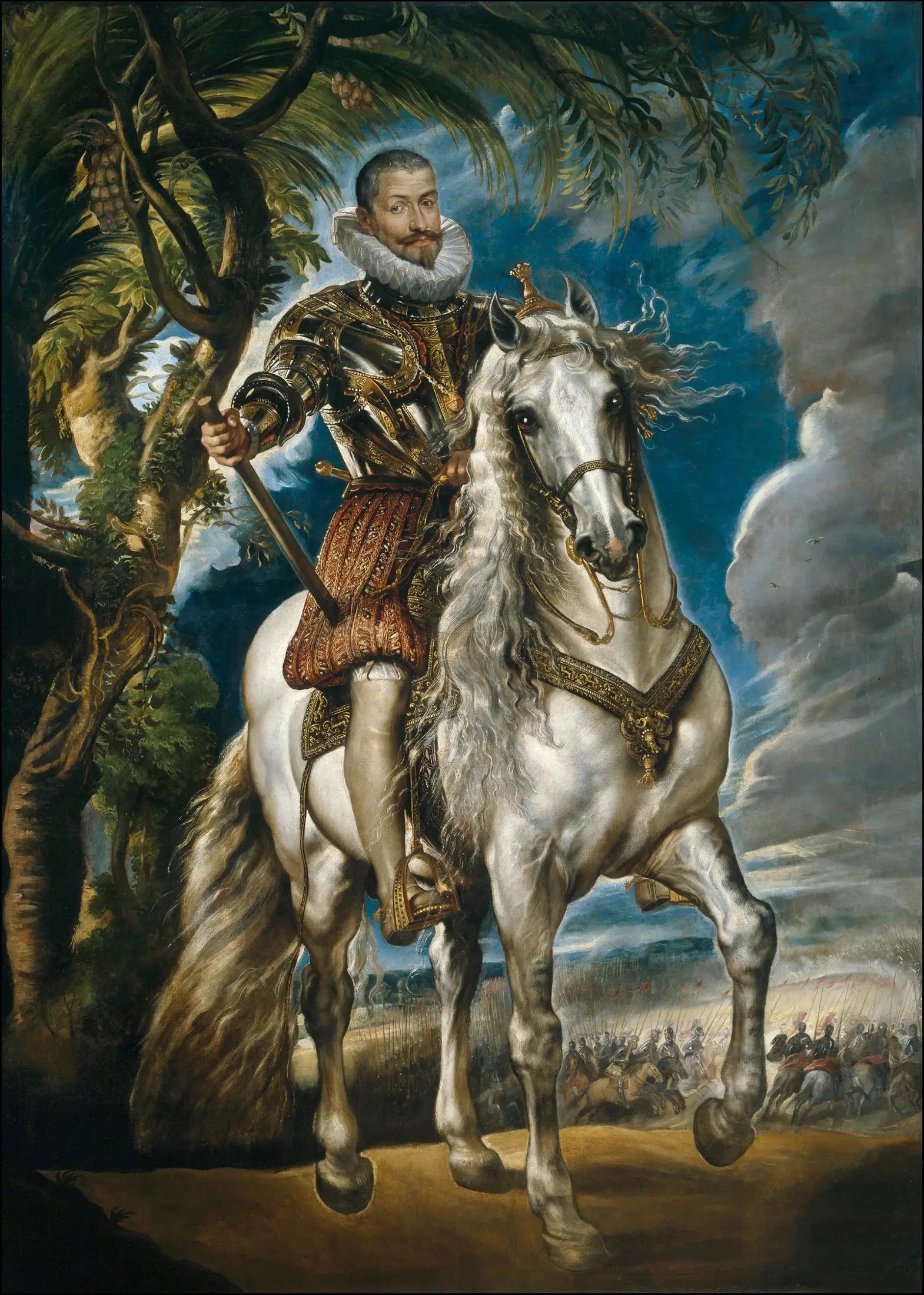 Portrait équestre du Duc de Lerme - Peter Paul Rubens image 1 reproduction de peinture à l’huile