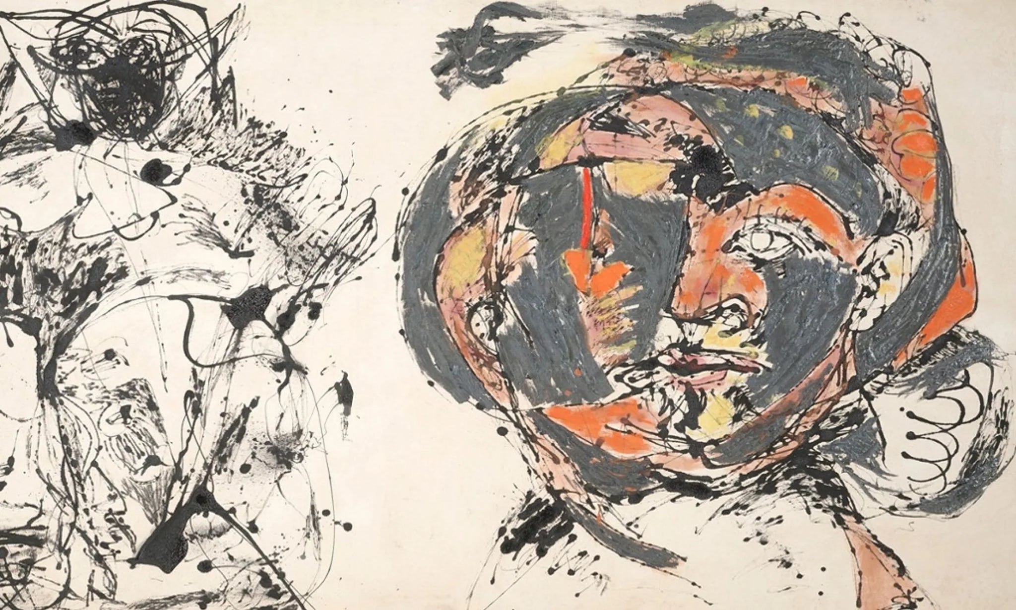 Portrait et rêve - Jackson Pollock image 1 tableau peint à l’huile sur toile