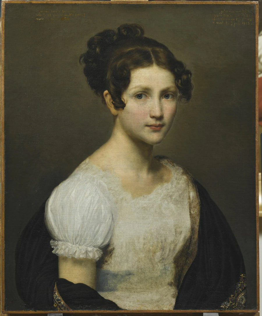 Portrait d'Eugénie Paméla Larivière (1804 ?-1824), sœur de l'artiste - Louis-Eugène Larivière