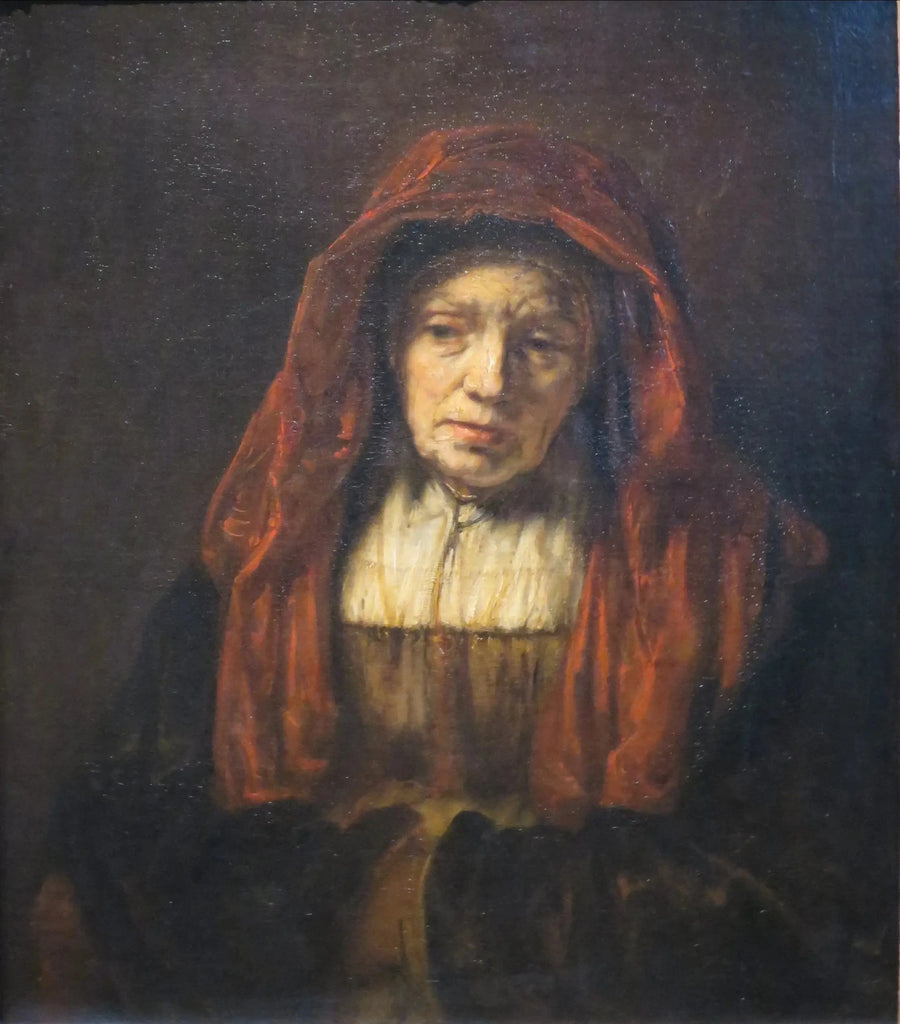 Portrait d’une femme âgée – Rembrandt, 1654