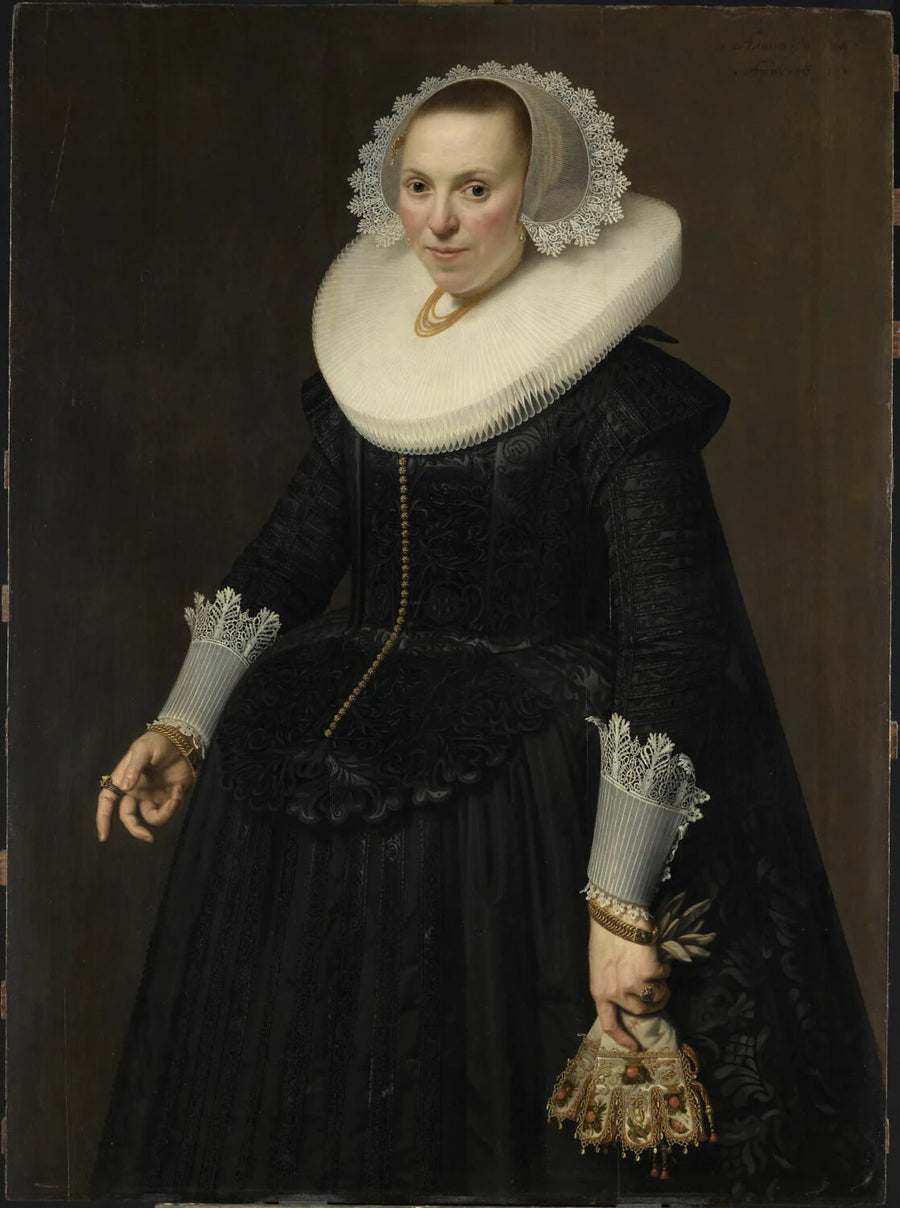 Portrait d'une femme âgée de trente-quatre ans - Nicolaes Elias