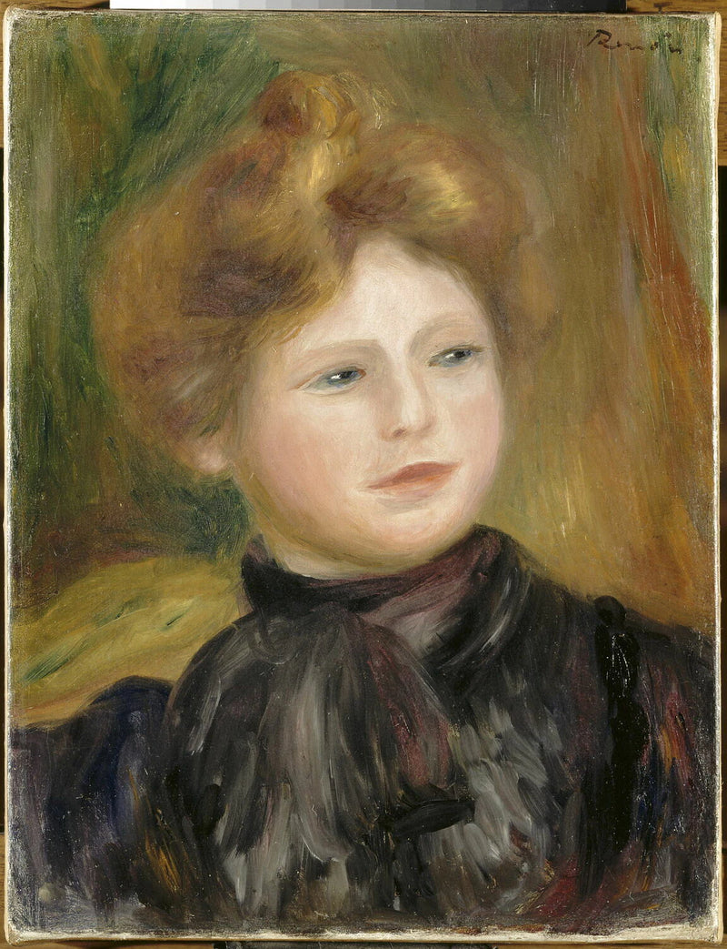 Portrait de femme, buste - Pierre Auguste Renoir