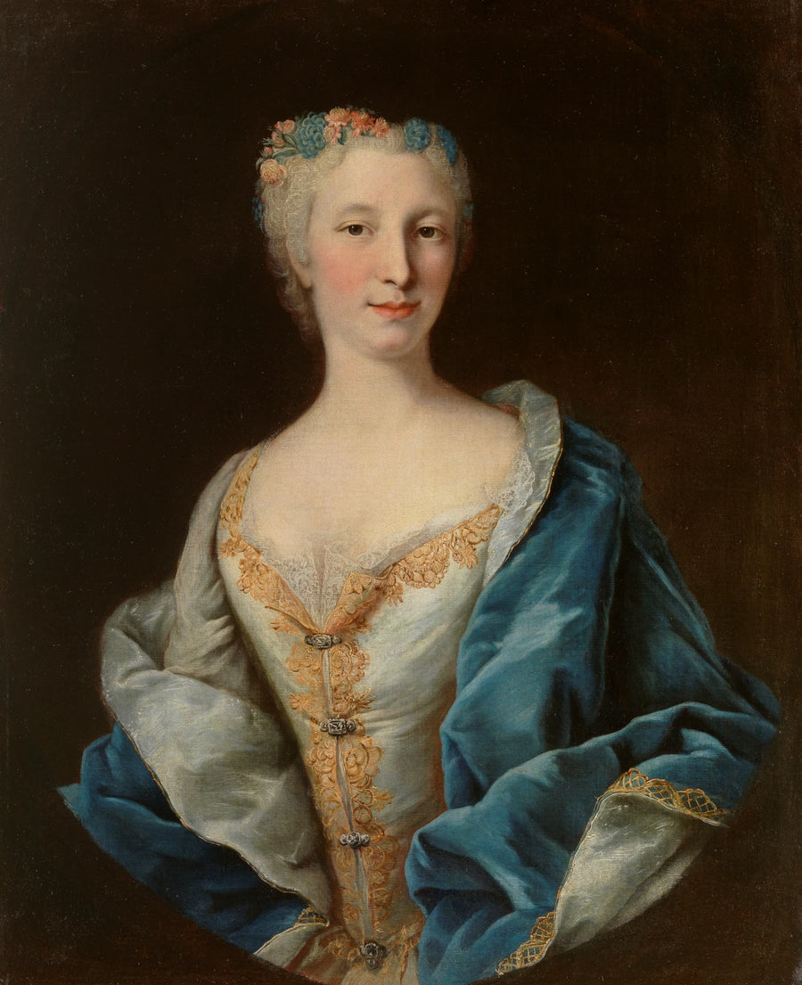 Portrait de femme. - Charles Joseph Flipart