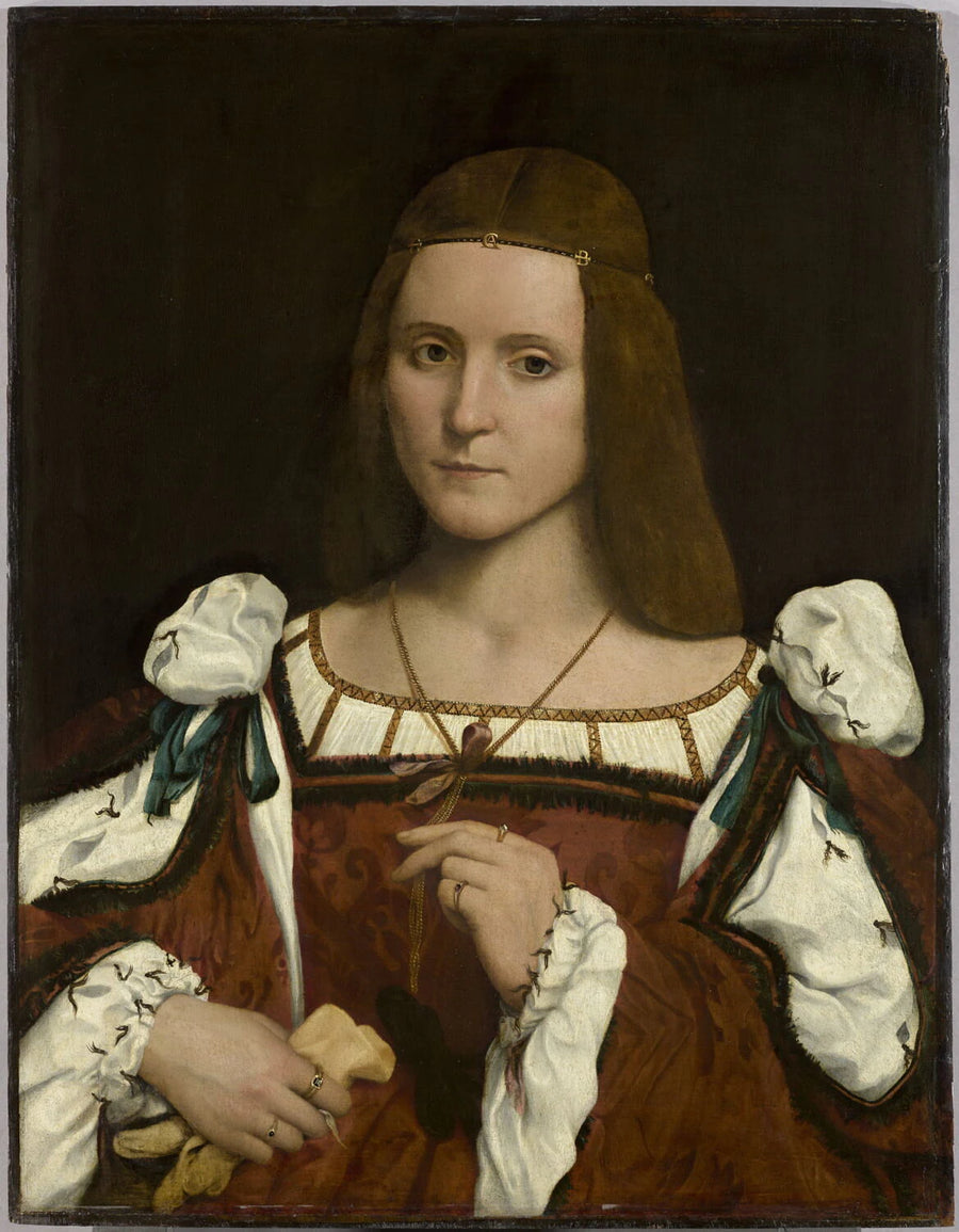 Portrait de femme, dit parfois à tort Portrait d'Isabelle d'Este - Giovanni Francesco Caroto