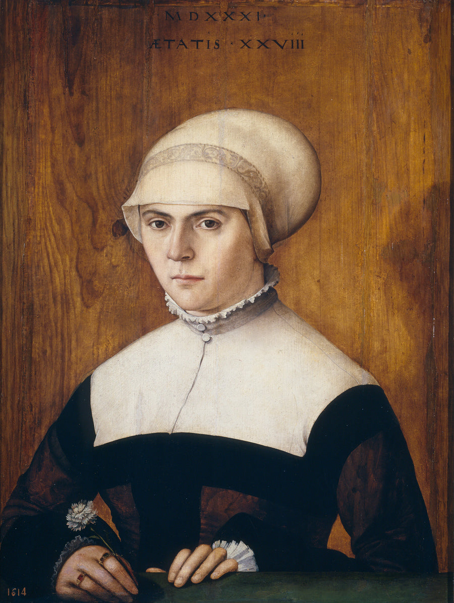 Portrait de femme (épouse de Jorg Zörer(?)) - Christoph Amberger