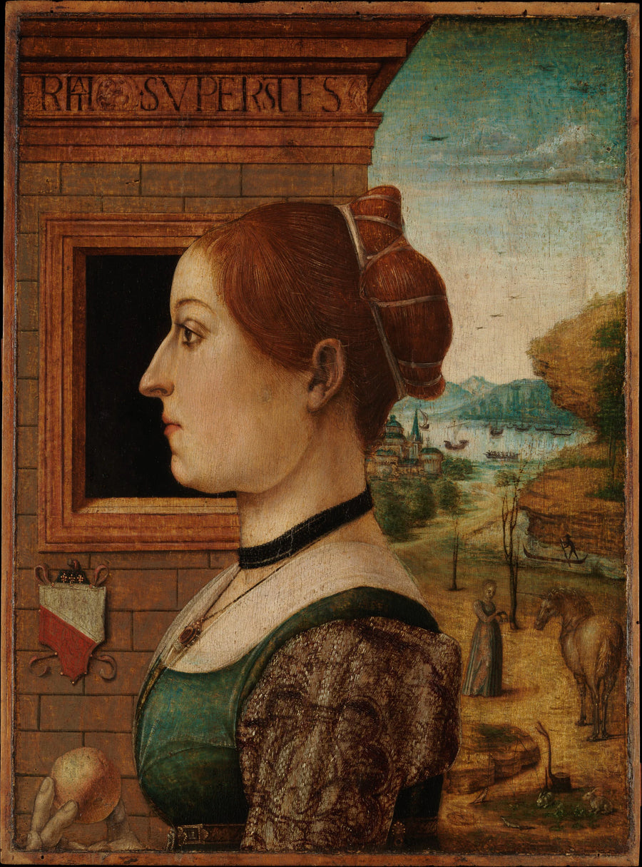 Portrait de femme, peut-être Ginevra d'Antonio Lupari Gozzadini - Maestro delle Storie del Pane