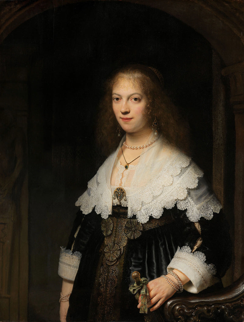 Portrait d’une femme, probablement Maria Trip – Rembrandt