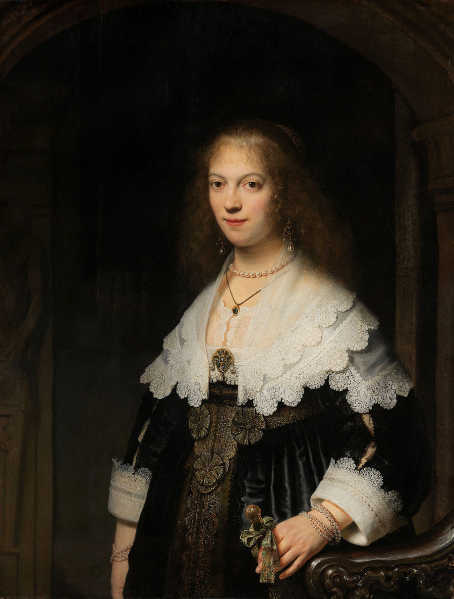 Portrait d’une femme, probablement Maria Trip – Rembrandt