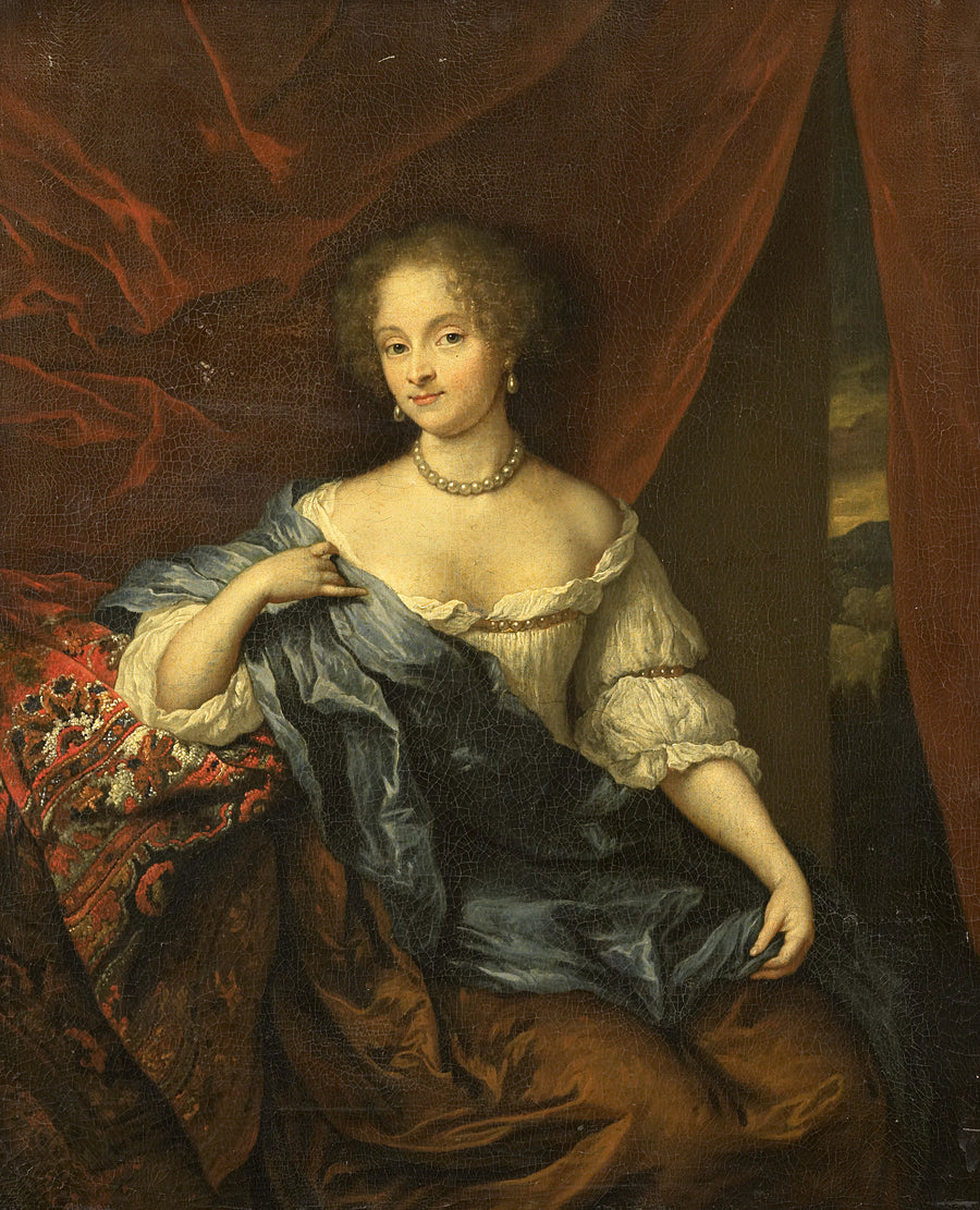 Portrait d'une femme, probablement membre de la famille Citters - Caspar Netscher