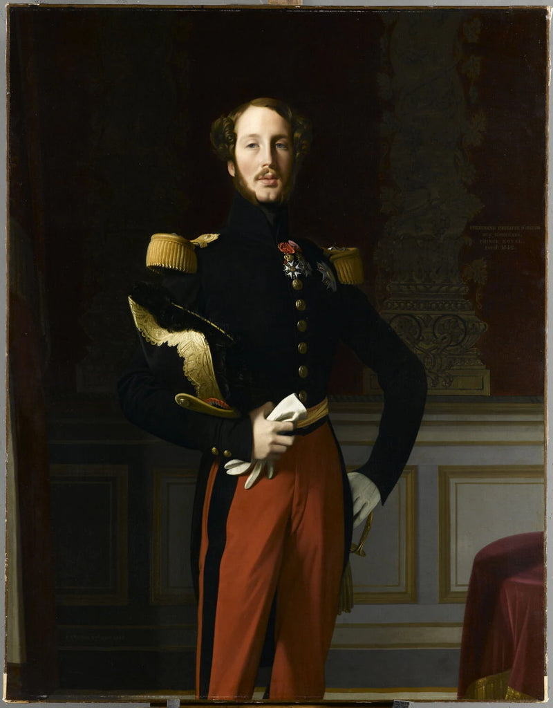 Portrait de Ferdinand Philippe d'Orléans, prince royal et duc d'Orléans - Jean-Auguste-Dominique Ingres