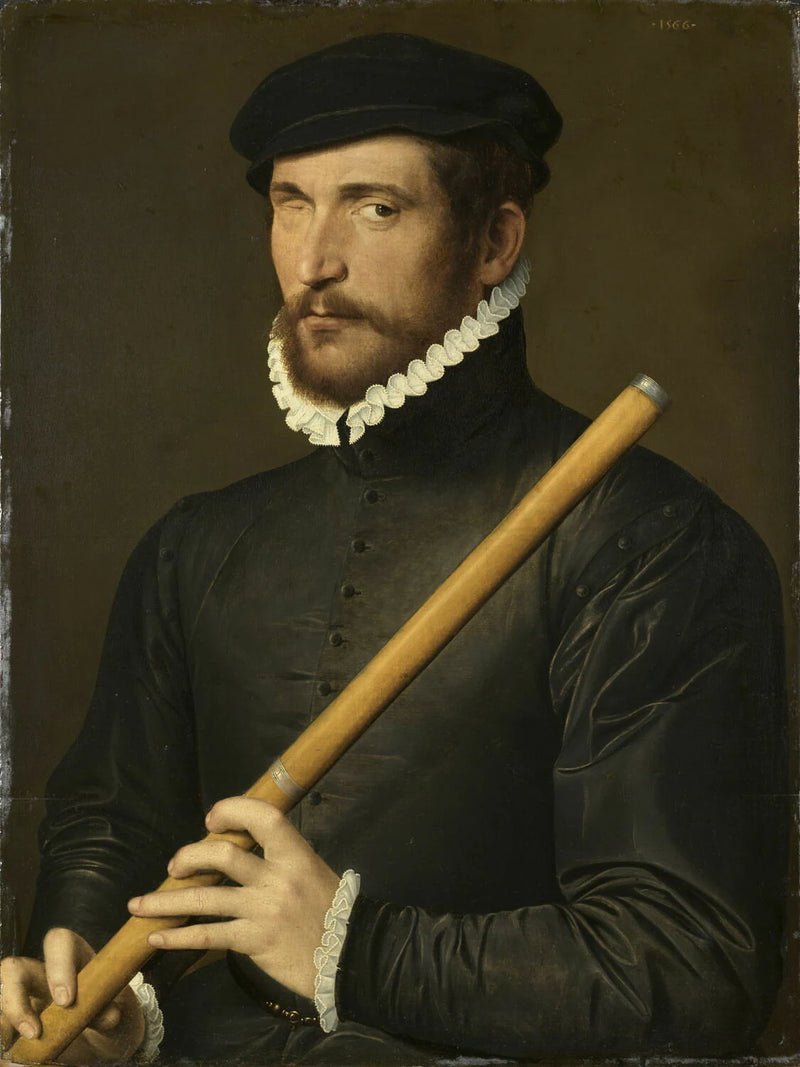 Portrait d'un flûtiste borgne - Marc Duval