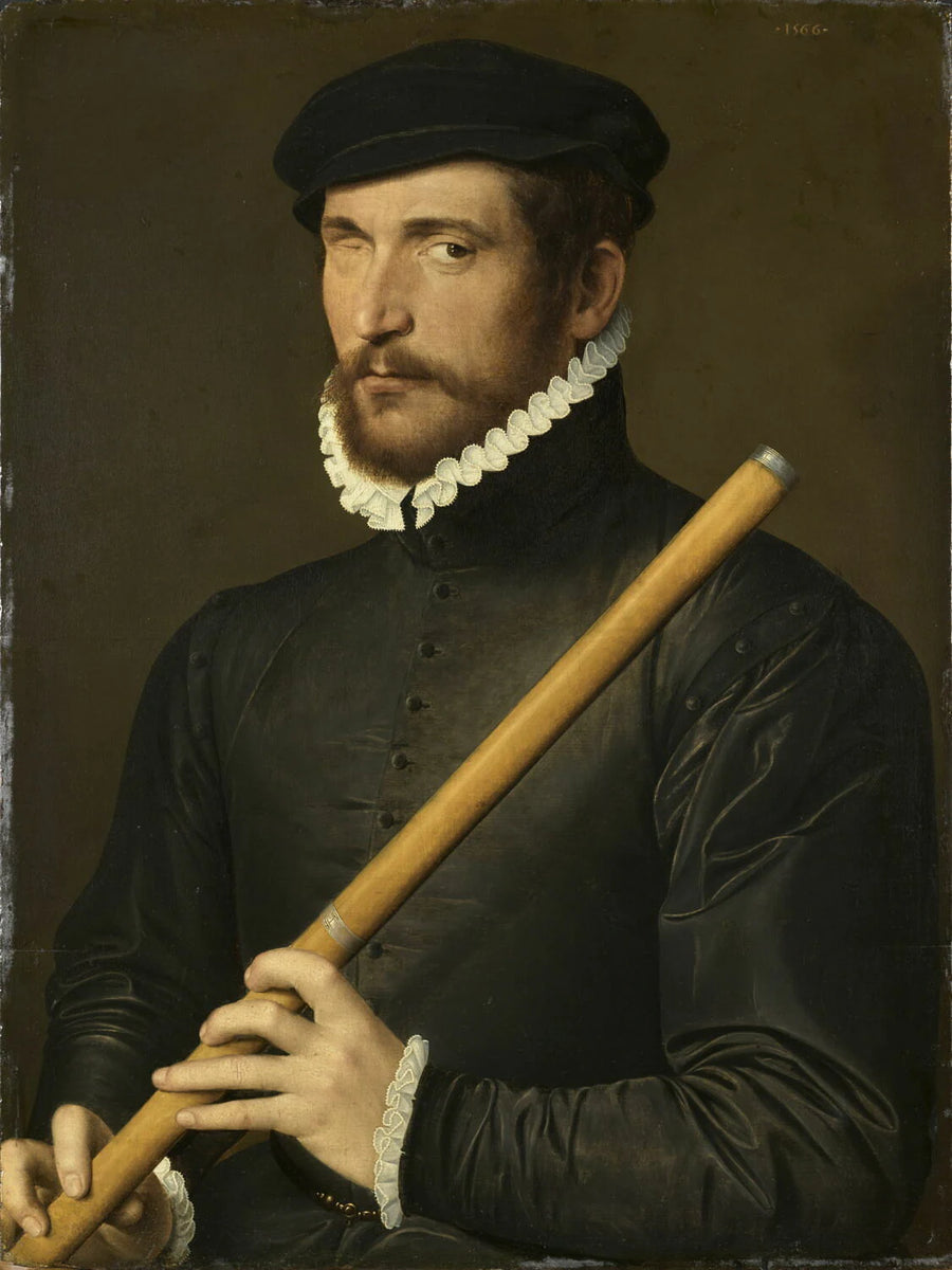 Portrait d'un flûtiste borgne - Marc Duval