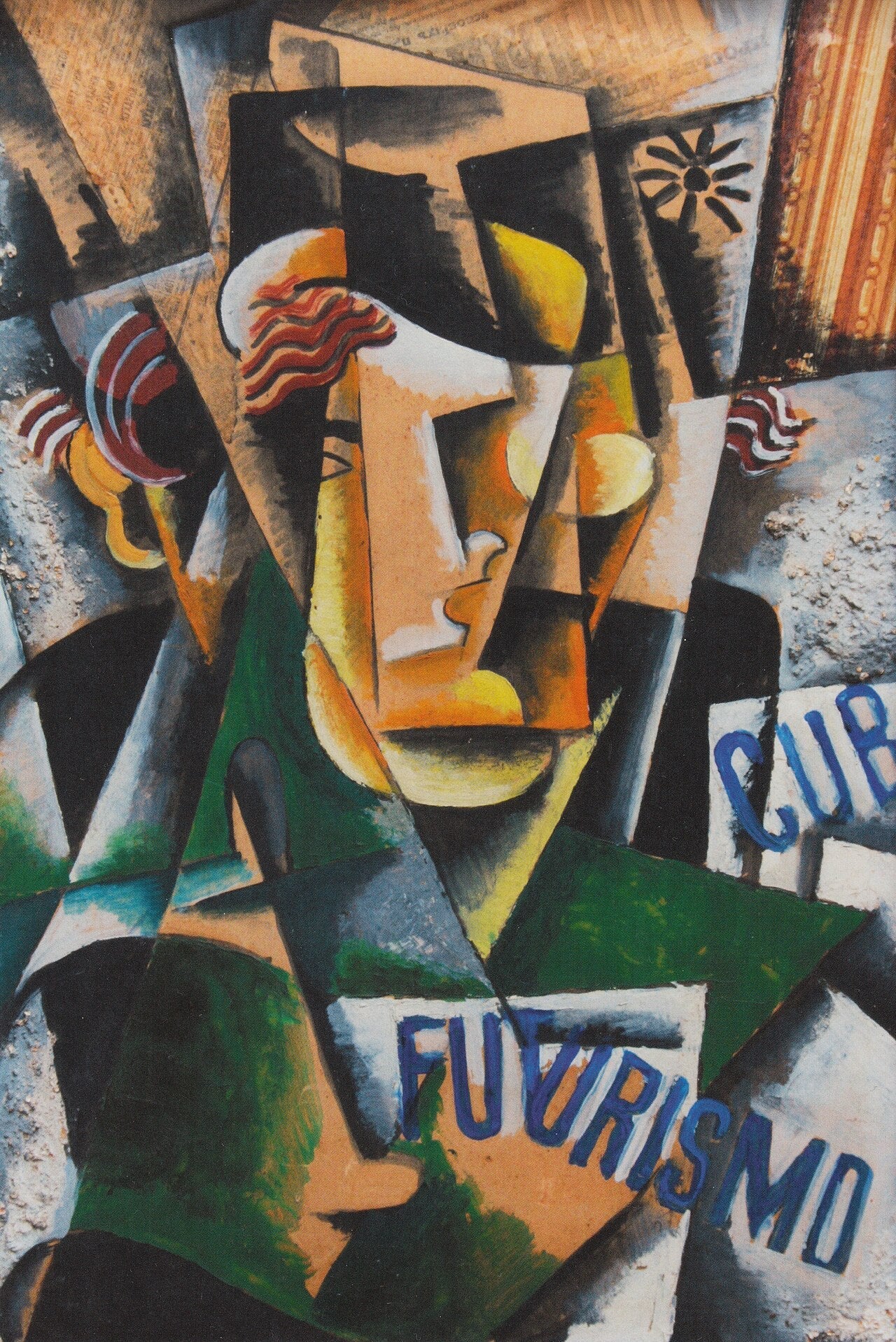 Portrait futuriste - Lioubov Popova image 1 reproduction d’œuvre d’art à l’huile