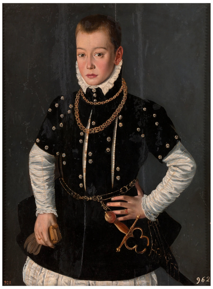 Portrait d'un garçon non identifié - Artiste inconnu