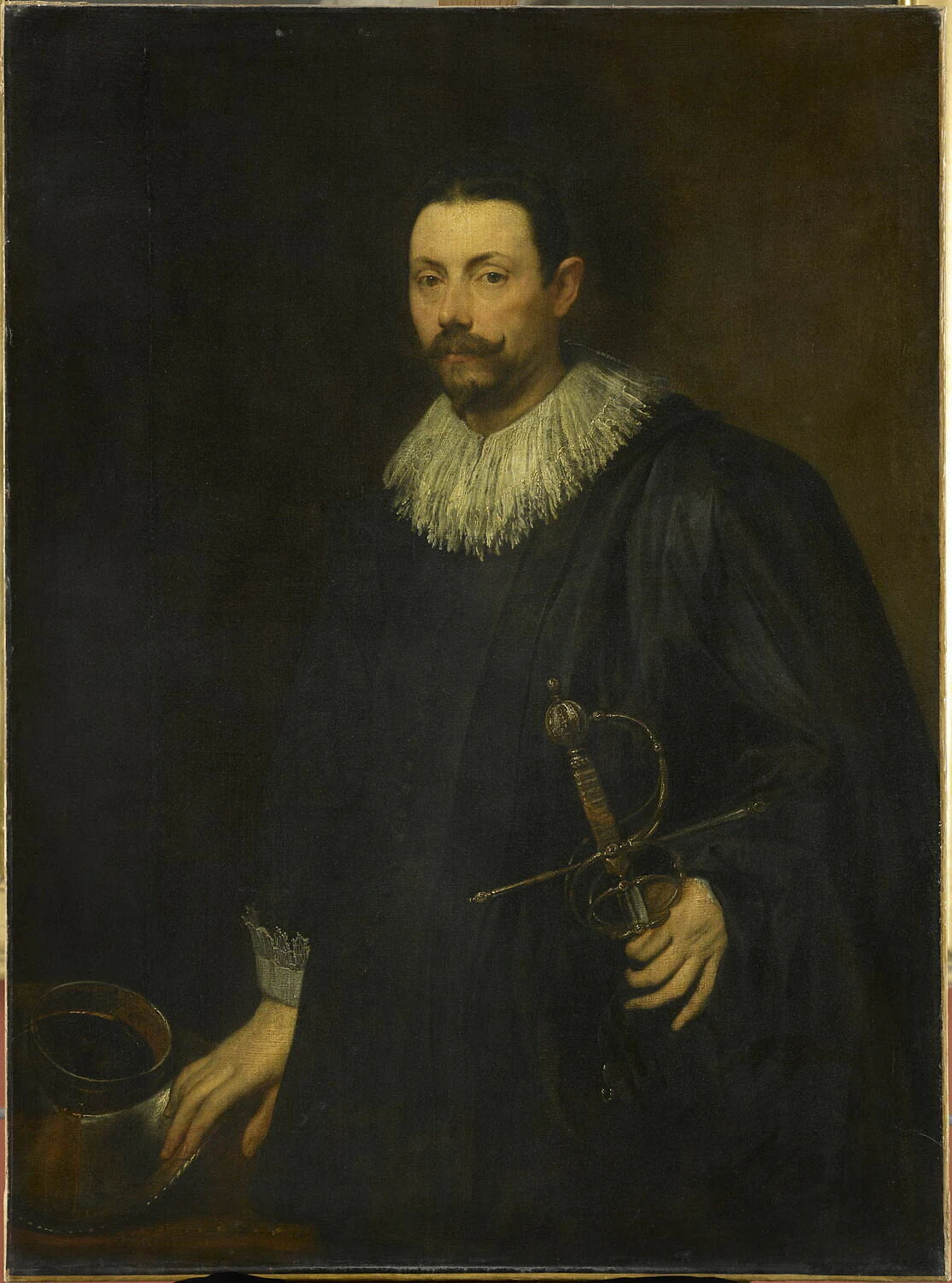 Portrait d'un gentilhomme génois (?), âgé de quarante-deux ans, dit à tort Portrait de Livio Odeschalchi - Antoon van Dyck