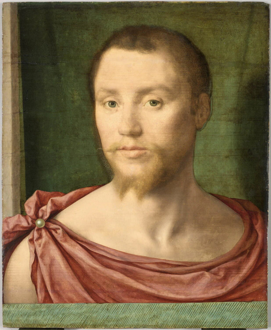 Portrait d'homme à l'antique, dit autrefois Portrait d'un Dinteville. Fragment? - Maître de Dinteville (Bartholomeus Pons?)