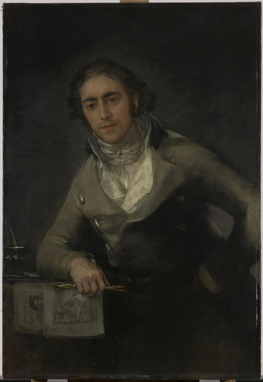 Portrait d'homme, dit aussi Portrait de Don Evaristo Pérez de Castro (1778-1849) - Francisco de Goya y Lucientes