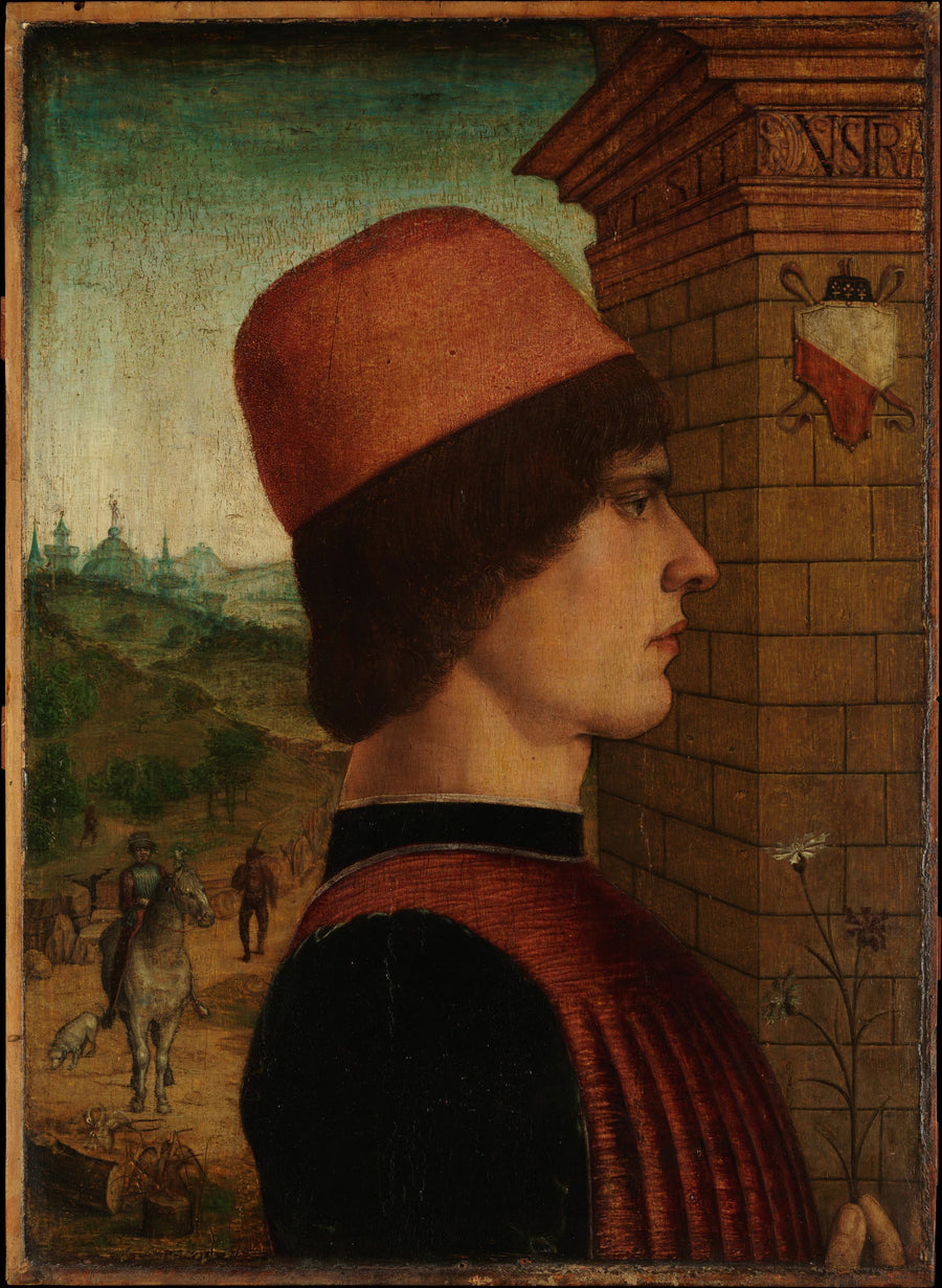 Portrait d'homme, peut-être Matteo di Sebastiano par Bernardino Gozzadini - Maestro delle Storie del Pane