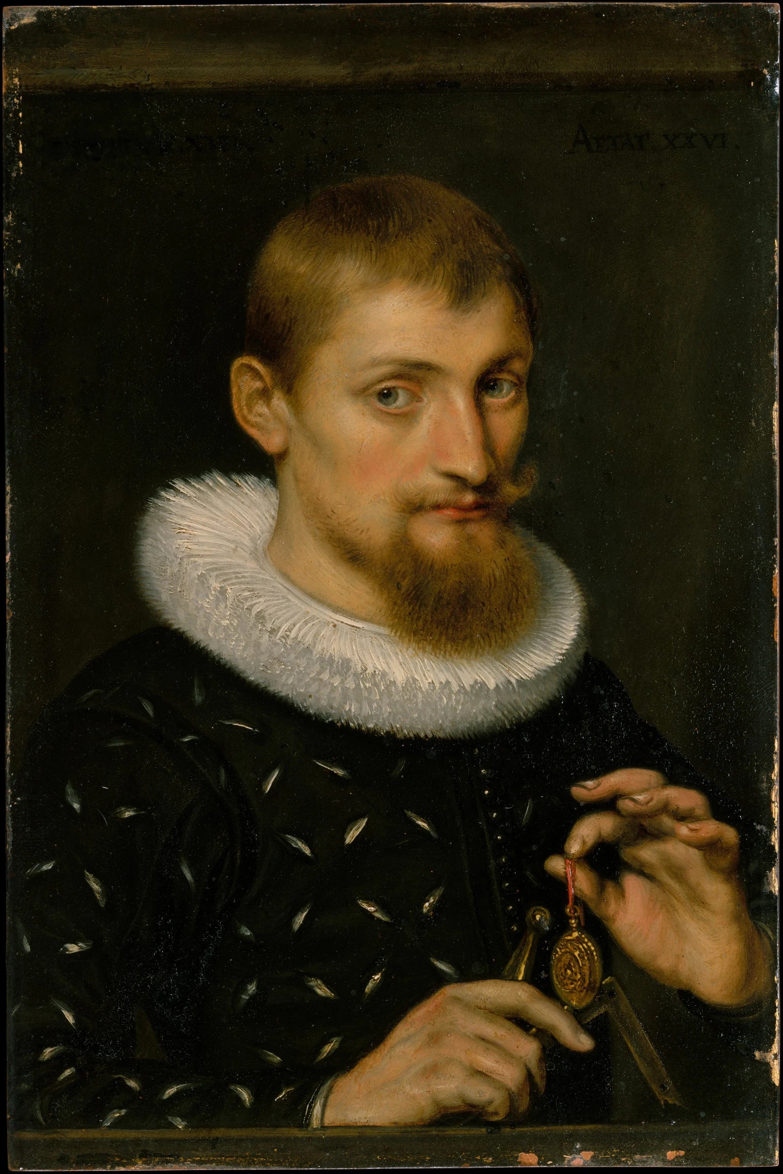 Portrait d'un homme, possiblement un architecte ou un géographe - Peter Paul Rubens