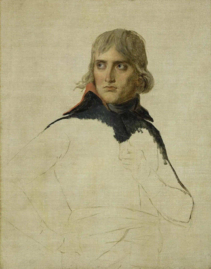 portrait inachevé de Bonaparte - Jacques-Louis David