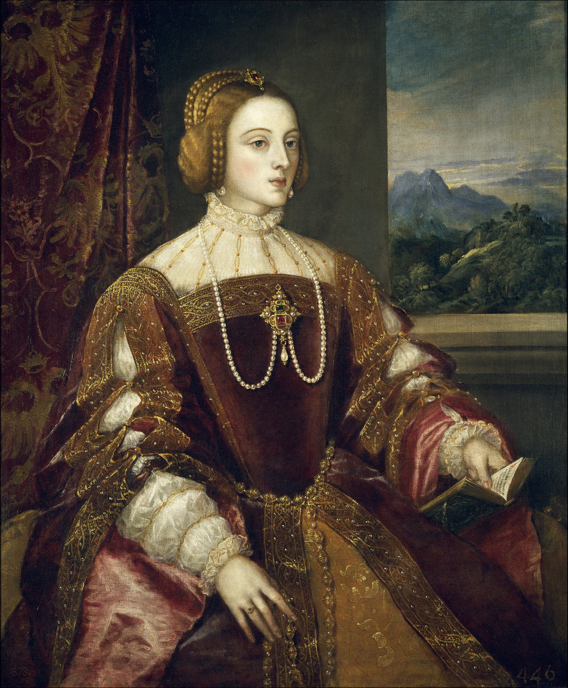 Portrait d'Isabelle de Portugal - Titien