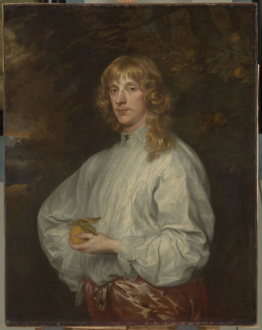 Portrait de James Stuart, duc de Lennox (1612-1655) et premier duc de Richmond (à partir de 1641), avec les attributs de Pâris - Antoon van Dyck
