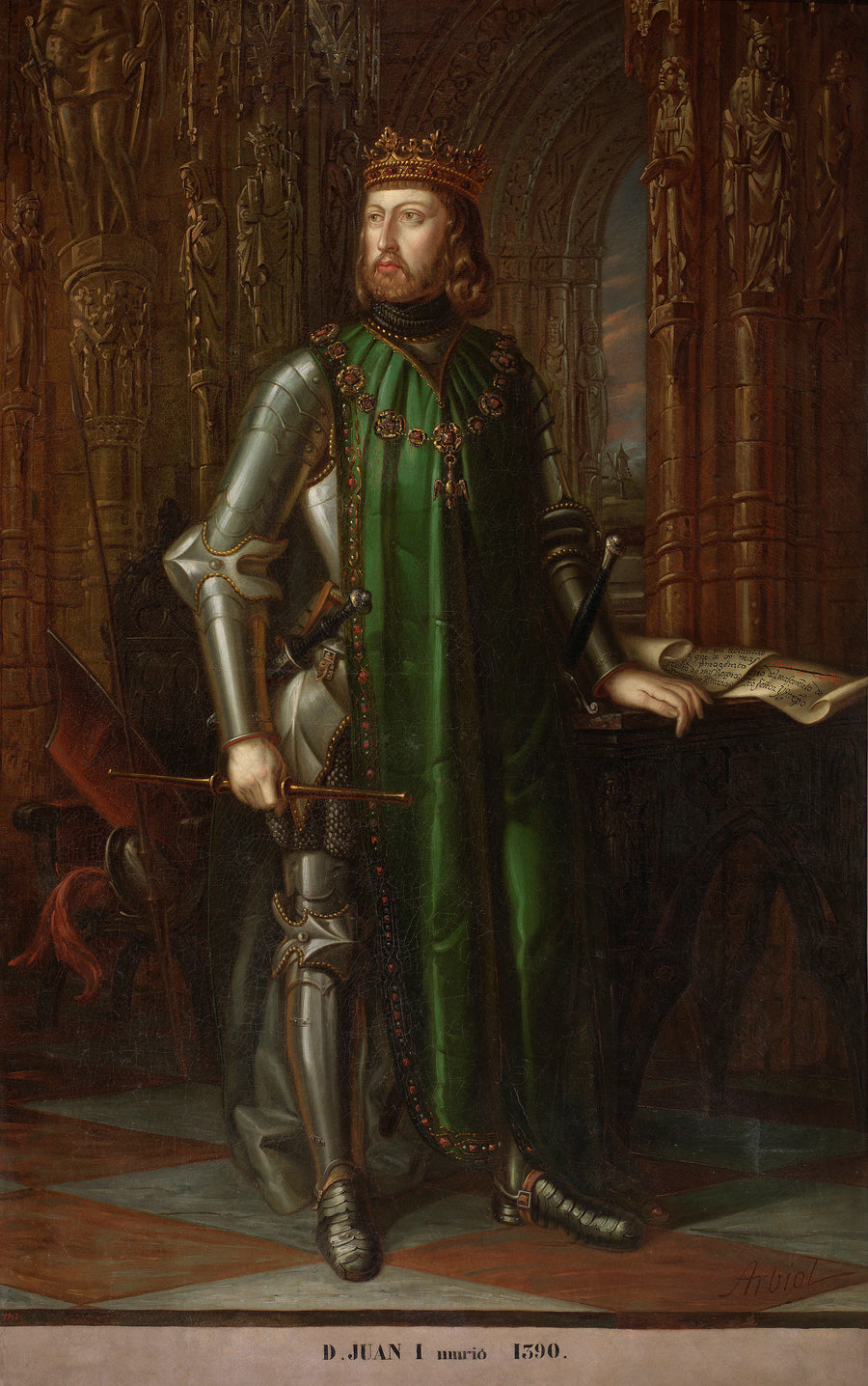 Portrait de Jean Ier de Castille - Vicente Arbiol