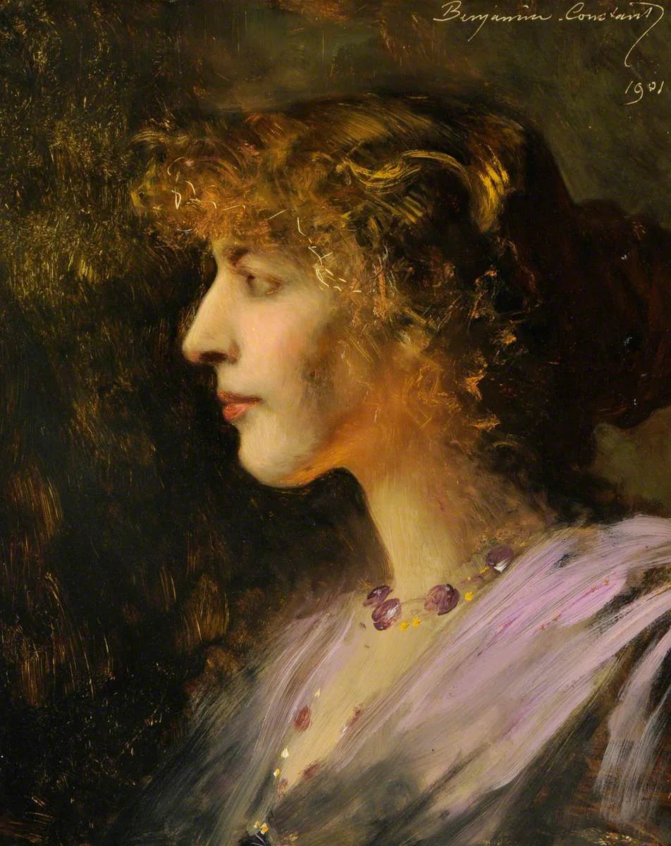 Portrait - Jean-Joseph Benjamin-Constant image 1 reproduction artisanale de tableau