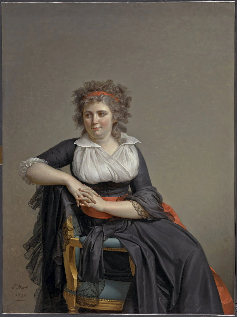 Portrait de Jeanne Robertine Tourteau d'Orvilliers, née Rilliet (1772-1862) - Jacques-Louis David